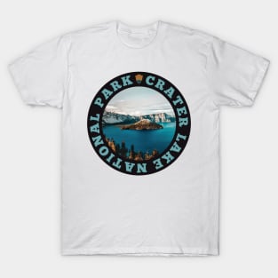 Crater Lake National Park circle T-Shirt